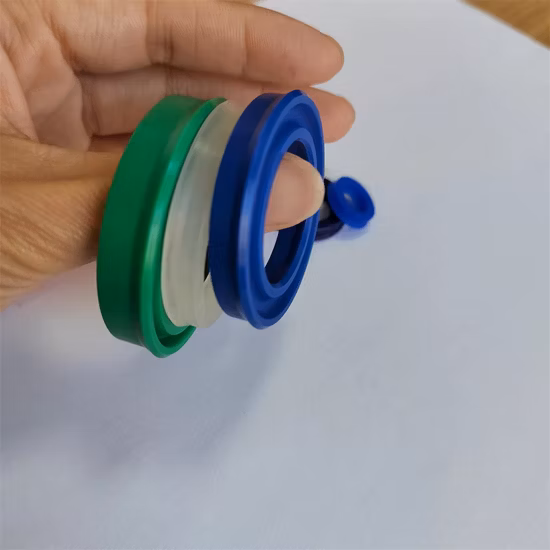 Das Piston Rod Spring Energized PTFE Lip Pneumatic Cylinder Sealing Seal Uhs Un Type